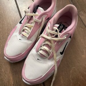 Women's Pink and White AirMax